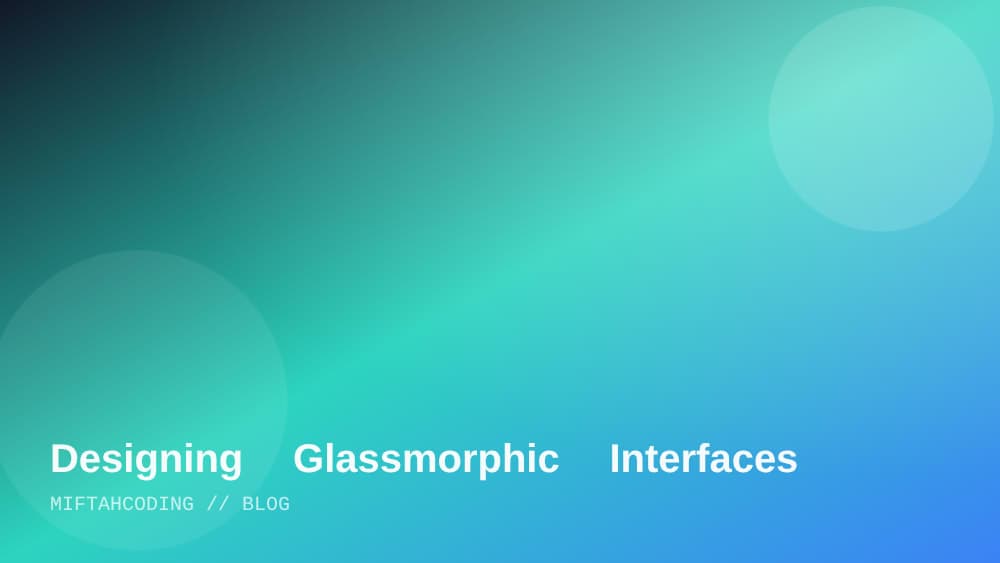 Designing Glassmorphic Interfaces That Perform