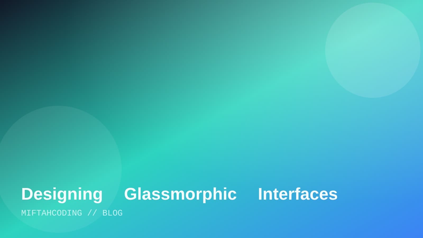 Designing Glassmorphic Interfaces That Perform